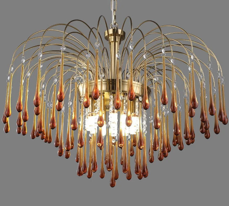 “Liglite romantic crystal ceiling light for stylish homes”