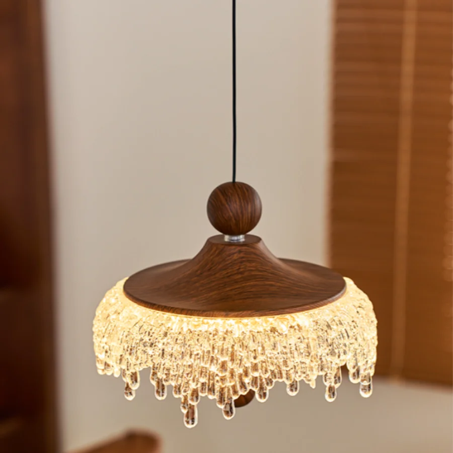 “Liglite hanging lamp with touch control, acrylic crystals, and luxury style”