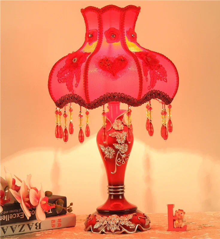 “Liglite classic resin table lamp for vintage homege home decor”