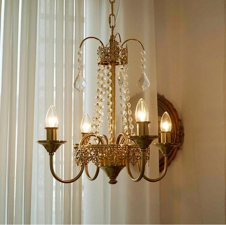 “Luxury polished copper chandelier for hallways or dining rooms”