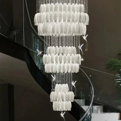 Luxury chandelier fixture compatible with G9 LED bulbs included