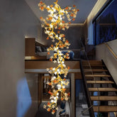 “Luxury tree branch crystal chandelier for staircase and high ceilings”
