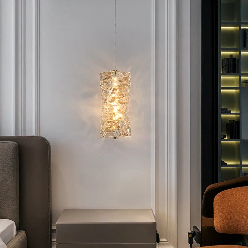 “Elegant LED pendant for living rooms and hotel suites”