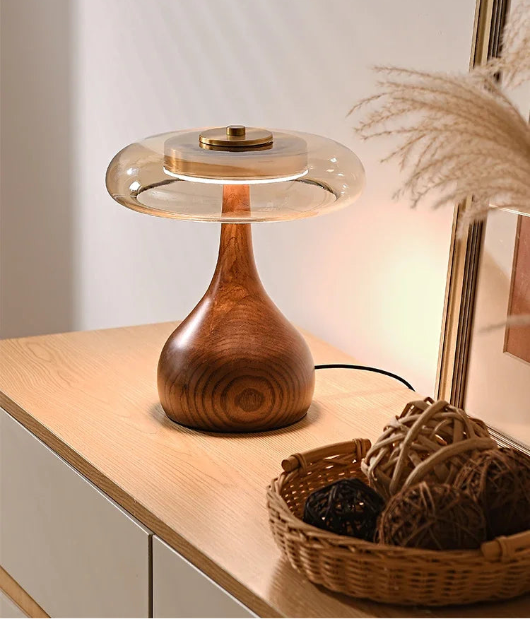 “Modern art deco mushroom lamp for luxury interiors”