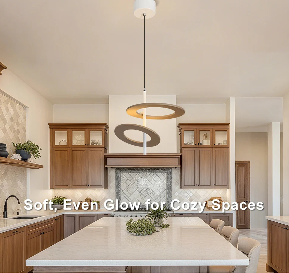 Surface mounted modern ceiling lamp with acrylic diffuser for bedroom lighting