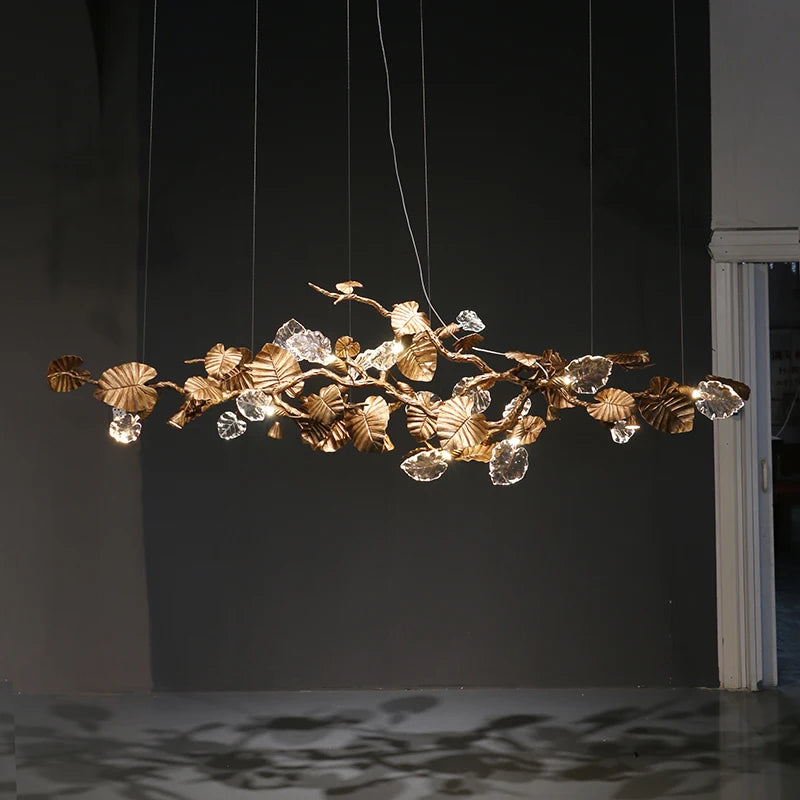 Decorative branch-style ceiling light designed for kitchen and bar areas
