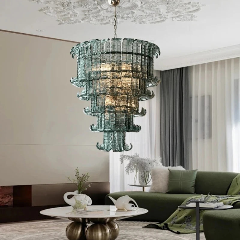 “Modern Italian French design chandelier for contemporary interiors”