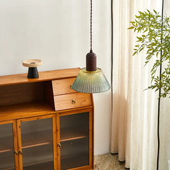 “Natural modern pendant light for bedroom or study”