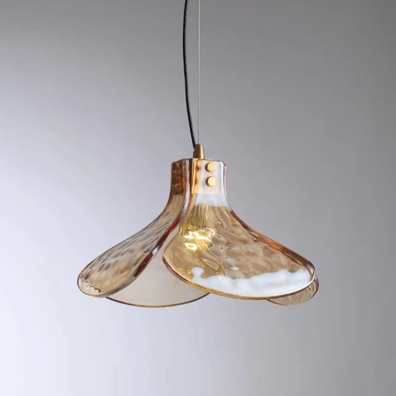 “Organic petal shaped pendant light for cafes and bedrooms”