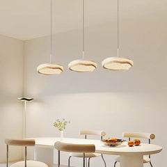 “Adjustable multi-LED cream pendant lamp for bar or home”