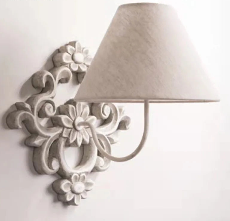 “Retro bedside wooden wall sconce for bedroom lighting”
