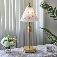 “Retro stained glass bedside lamp for bedroom or living room”