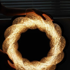 “Braided resin modern LED ceiling lamp E27 for kitchen or corridor”