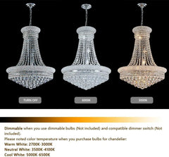 Semi-flush crystal chandelier with cascading tiers for hallway lighting