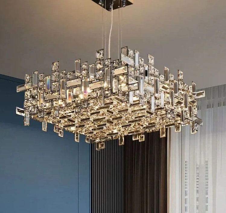 “Modern LED pendant chandelier for villa living rooms”