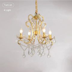 “Modern gold chandelier with crystals for staircase or hotel”