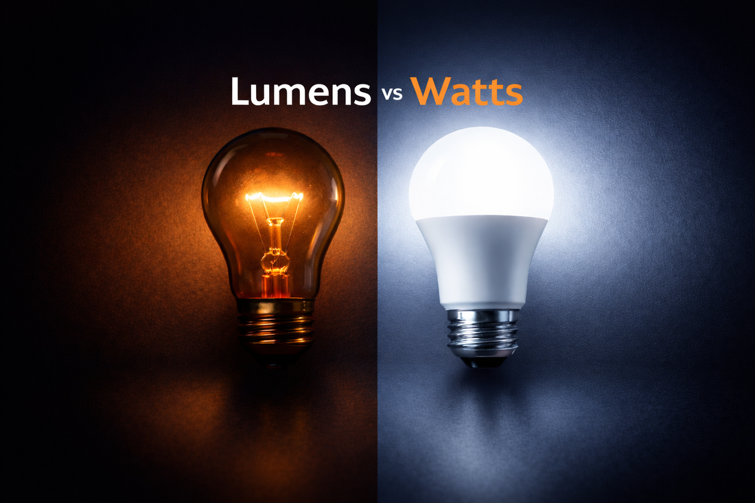 Lumens vs Watts in Lighting: How to Choose Brightness
