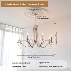 Brushed Gold Tiered Crystal Chandelier with Cascading Drops