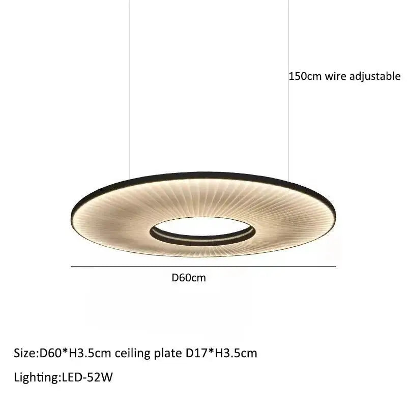 Ceiling light fixture with adjustable wire on a white background