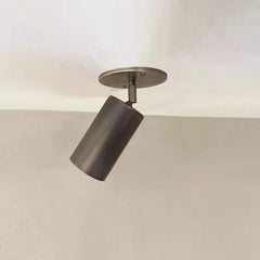 Ceiling light fixture on a white ceiling