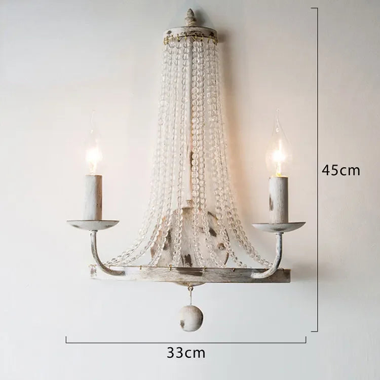 Chandelier with dimensions labeled on a plain background
