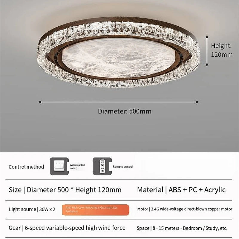 Ceiling light fixture with dimensions and specifications on a gray background
