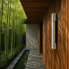 Modern Wall Sconce Waterproof Stainless Steel Marble Effect Light