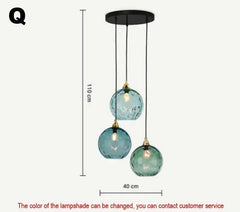 Textured Glass Globe Pendant Light with Gold Finish Metal Frame