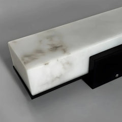 Modern Wall Sconce Waterproof Stainless Steel Marble Effect Light