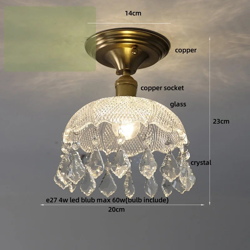 Chandelier with labeled parts and dimensions on a gray background