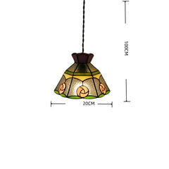 Gold Plated Floral Pendant Light with Frosted Glass Bell Shades