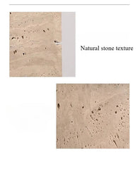 Travertine & Wood Vanity Wall Lamp – G9 LED