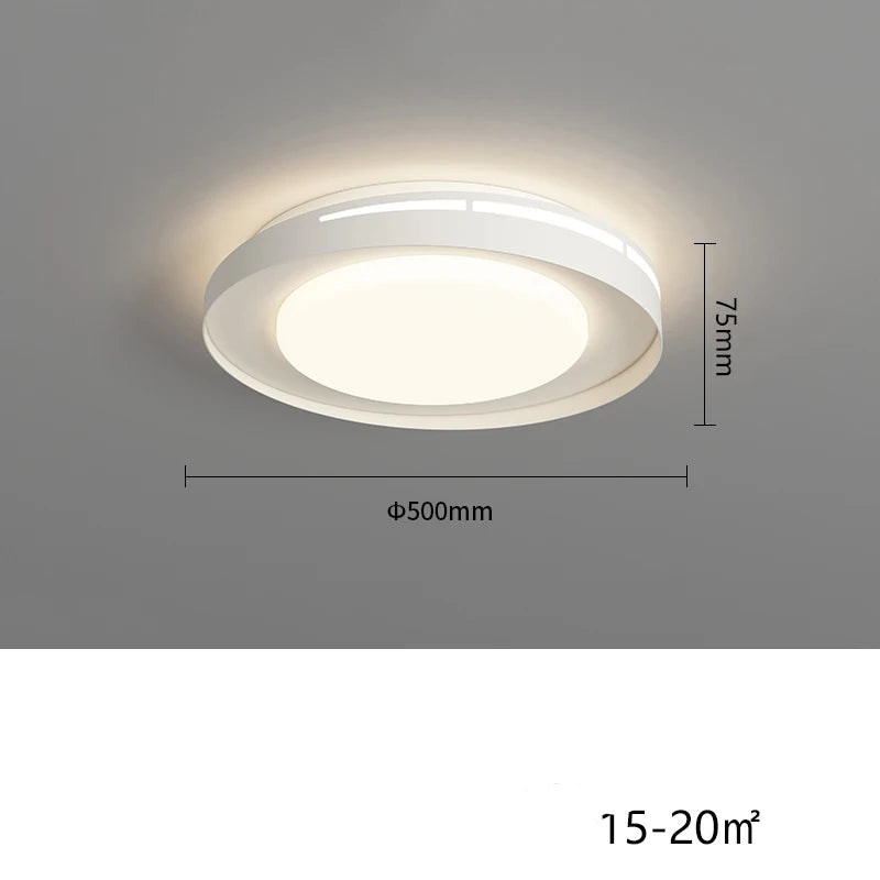 Ceiling light fixture with dimensions and specifications on a gray background