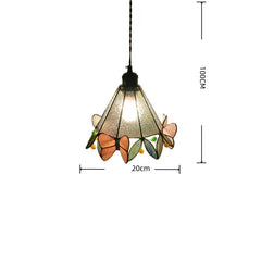 Gold Plated Floral Pendant Light with Frosted Glass Bell Shades