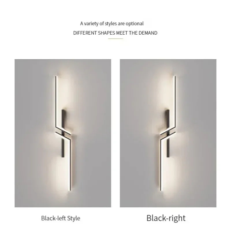 Close-up of a modern geometric wall sconce showcasing its gold finish and angular design.