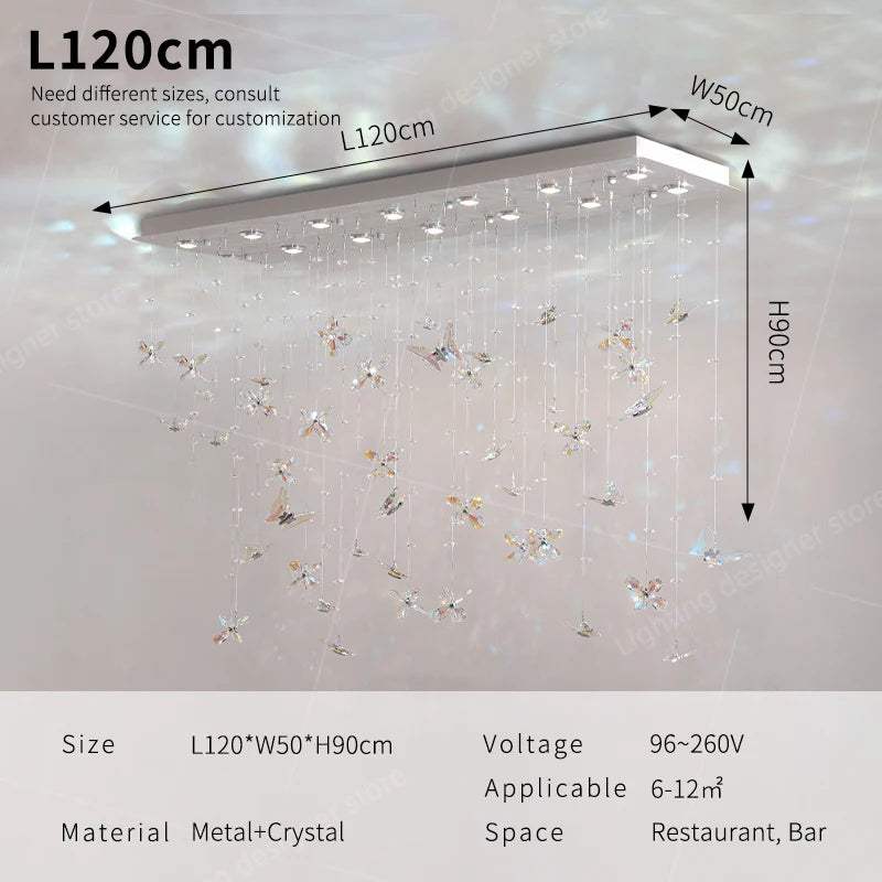 Measurement chart of a ceiling light fixture with dimensions and specifications.