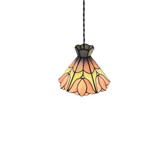 Gold Plated Floral Pendant Light with Frosted Glass Bell Shades