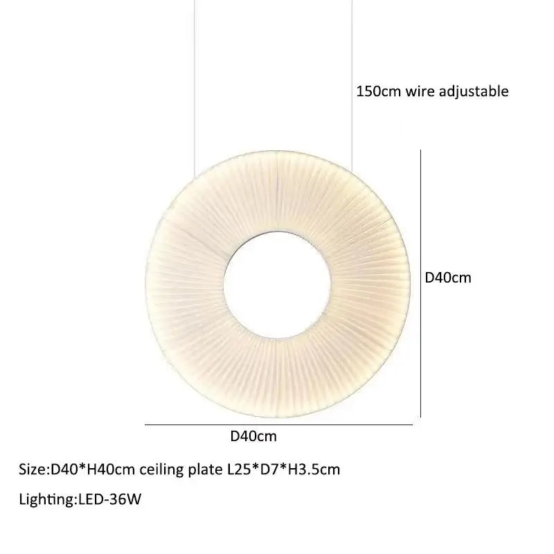 Ceiling light fixture with dimensions and specifications on a white background