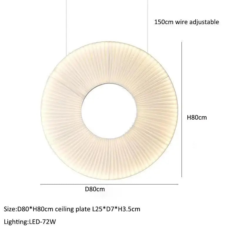 Ceiling light fixture with dimensions and specifications on a white background