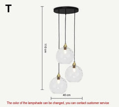 Textured Glass Globe Pendant Light with Gold Finish Metal Frame