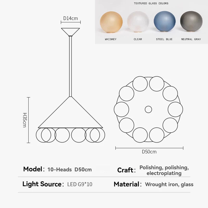 Technical drawing and color options for a ceiling light fixture with dimensions and material details.