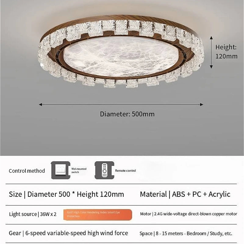 Ceiling light fixture with dimensions and specifications on a gray background