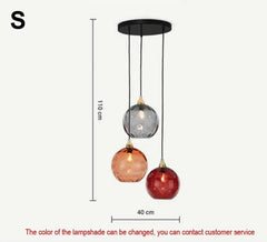 Textured Glass Globe Pendant Light with Gold Finish Metal Frame