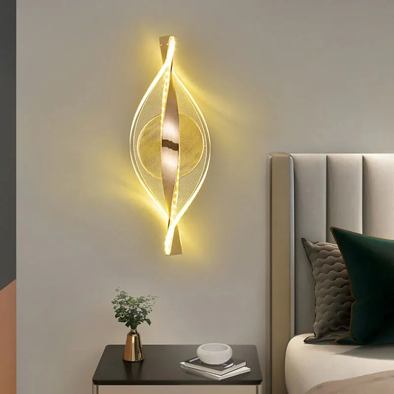 “Minimalist nordic LED wall lamp, stair or living accent, dimmable LED”