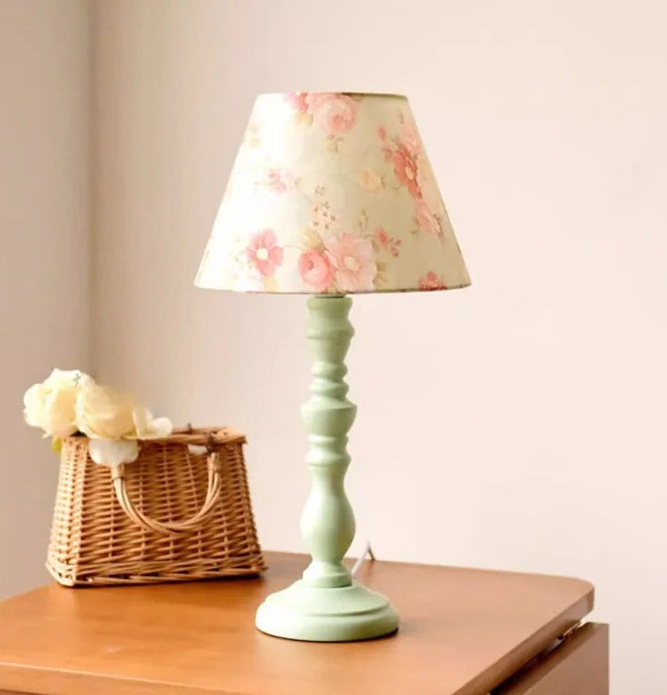 “Creative floral bedside lamp for restaurant, home, or reading”
