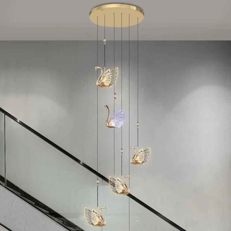“Designer LED pendant chandelier for living room”