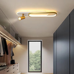 Dimmable LED ceiling light with remote control for larger indoor spaces