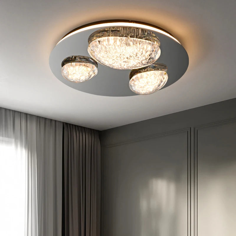 Dimmable LED ceiling lamp with remote control for bedroom ceiling installation