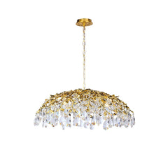 “Large ceiling crystal light for kitchen or hotel lounge, Liglite”