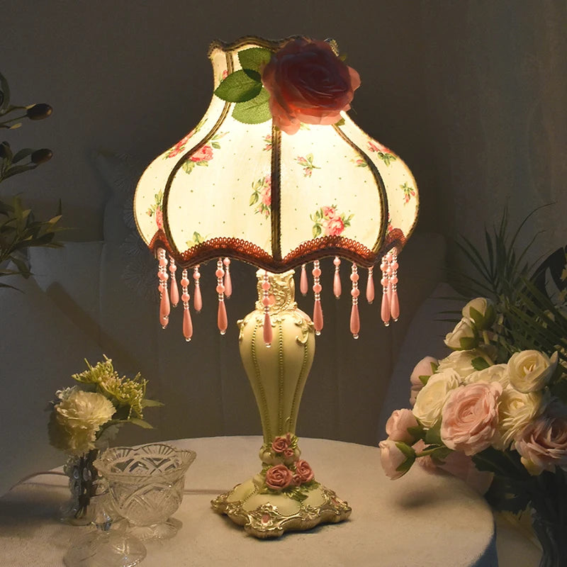 “European style girls’ desk lamp for bedroom and study area”